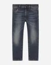 Dolce & Gabbana Man Trousers And Shorts In Blue