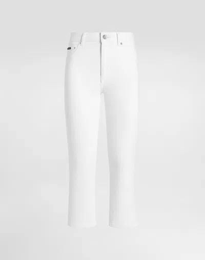 Dolce & Gabbana Pantalone 5 Tasche In White
