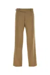 Dolce & Gabbana Stretch Virgin Wool Pants With Side Martingale