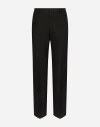 Dolce & Gabbana Pressed-crease Tailored-cut Trousers In ブラック
