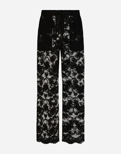 Dolce & Gabbana Pantalone In Black