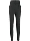 Dolce & Gabbana Pantalone  A Vita Alta In Black