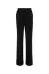 Dolce & Gabbana Black Flared Woolen Pants
