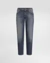 Dolce & Gabbana Regular-fit Blue Wash Stretch Jeans In Blue