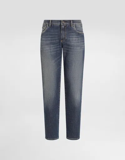 Dolce & Gabbana Pantalone In Blue