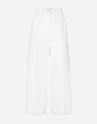 Dolce & Gabbana Pantalone In White