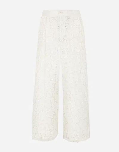 Dolce & Gabbana Pantalone In White