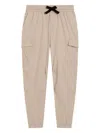 Dolce & Gabbana Cargo Pockets Cotton Blend Trousers In Beige