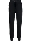 Dolce & Gabbana Elastic Waistband Wool Blend Joggers In Blu