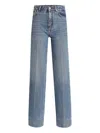 Dolce & Gabbana Fold-effect High-rise Jeans In Blue