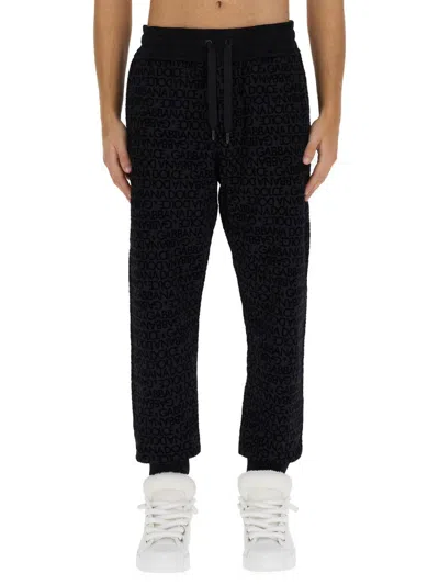 Dolce & Gabbana Men's Jogging Pants With Logo In Black