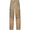 Dolce & Gabbana Cotton Cargo Trousers In Beige
