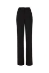 Dolce & Gabbana Black Flared Woolen Pants In Black