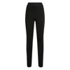 Dolce & Gabbana Elastic Waist Leggings In Black