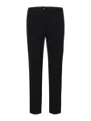 Dolce & Gabbana Slim Fit High-waisted Cropped Trousers In Black