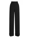 Dolce & Gabbana Two-way Stretch Wool Trousers In Black