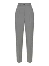 Dolce & Gabbana Waistband Loop Casual Pants In Black