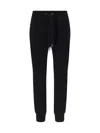 Dolce & Gabbana Dg Essential Technical Jersey Track Trousers In Black