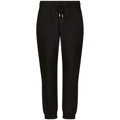 Dolce & Gabbana Drawstring-waistband Track Pants In Blue