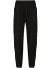Dolce & Gabbana Canvas Pant With Back Pockets And Front Pleats In Black