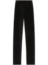 Dolce & Gabbana Velvet Trousers In Black