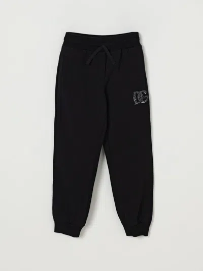 DOLCE & GABBANA PANTS DOLCE & GABBANA KIDS COLOR BLACK,H34136002