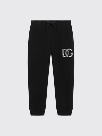 Dolce & Gabbana Pants Kids  In Black