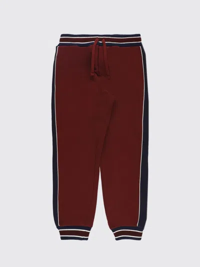 Dolce & Gabbana Pants  Kids Color Burgundy In Burgunderrot