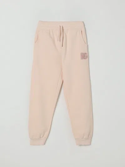 Dolce & Gabbana Pants  Kids Color Pink In Brown