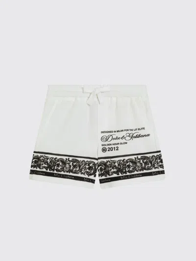 Dolce & Gabbana Babies' Shorts  Kids Color White