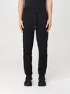 Dolce & Gabbana Black Logo Plaque Sweatpants In 黑色