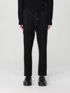 Dolce & Gabbana Straight Leg Trousers Crease Detailing Pockets In Schwarz