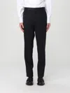 Dolce & Gabbana Straight-leg Tailored Wool-blend Pants In Black