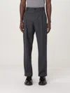 Dolce & Gabbana Trousers Wool Blend Pleated Front In Grey