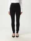 Dolce & Gabbana Pleat-detail Stirrup Leggings In Black