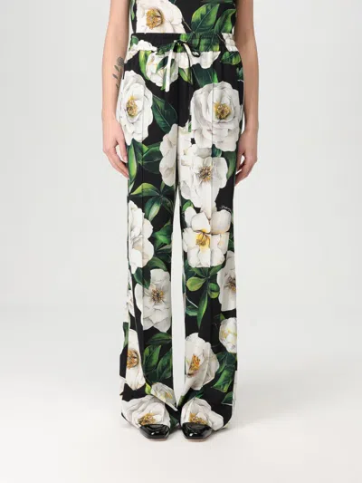 DOLCE & GABBANA PANTS DOLCE & GABBANA WOMAN COLOR MULTICOLOR,G48145005
