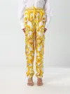 Dolce & Gabbana Silk Twill Pants In Bunt
