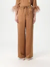 Dolce & Gabbana Silk-satin Straight-leg Pajama Pants In Walnut