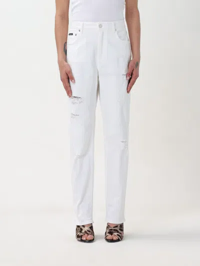 Dolce & Gabbana Trousers  Woman Colour White