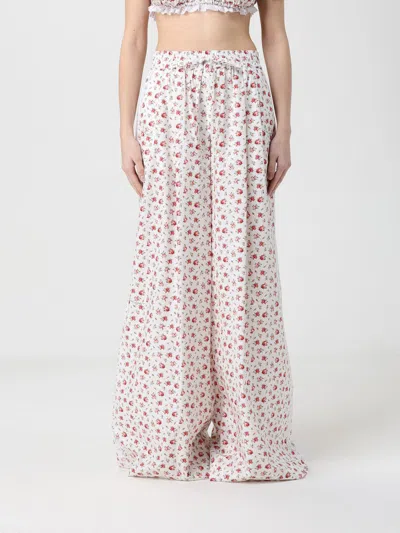 Dolce & Gabbana Pants  Woman Color White In Multi