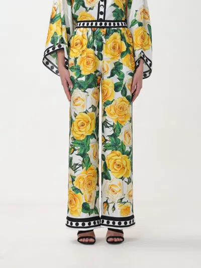 Dolce & Gabbana Pants  Woman Color Yellow