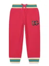 Dolce & Gabbana Logo-patch Track Trousers In Fuchsia