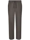 Dolce & Gabbana Wool Jogging Pants In Grey
