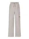 Dolce & Gabbana Logo Print Track Pants In Light Grey