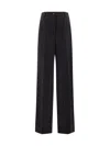 Dolce & Gabbana Flared Pinstripe Wool Pants In Rigato