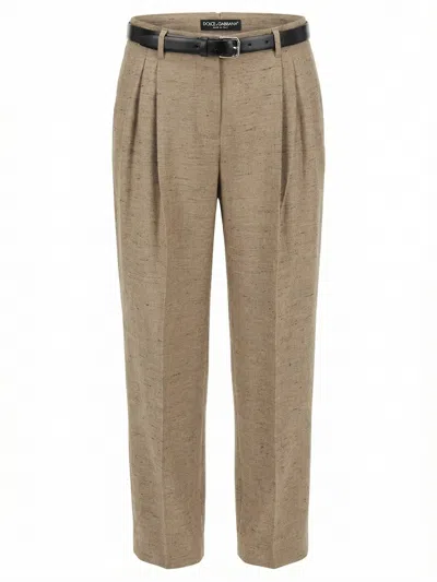 Dolce & Gabbana Pants In Brown