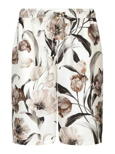DOLCE & GABBANA PANTALÓN CASUAL - BLANCO