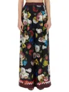 Dolce & Gabbana Multicolor Pants Frontal With Buttons In Multicolour