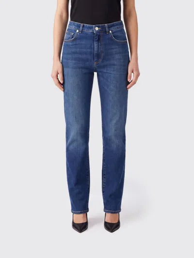 Dolce & Gabbana Pants Woman Color Denim In Blue