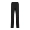 Dolce & Gabbana Elegantly Tailored Wool Blend Pants For Women In Black